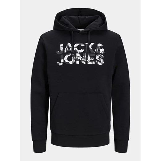 Jack&Jones Bluza Jeff 12250682 Czarny Standard Fit M MODIVO