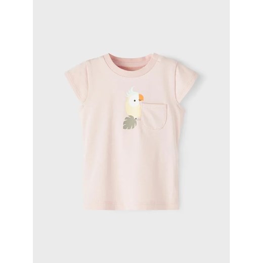 NAME IT Bluzka 13217420 Różowy Regular Fit ze sklepu MODIVO w kategorii Koszulki niemowlęce - zdjęcie 168473799
