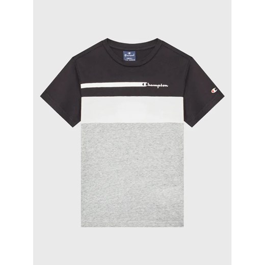 Champion T-Shirt 306293 Czarny Regular Fit ze sklepu MODIVO w kategorii T-shirty chłopięce - zdjęcie 168474378