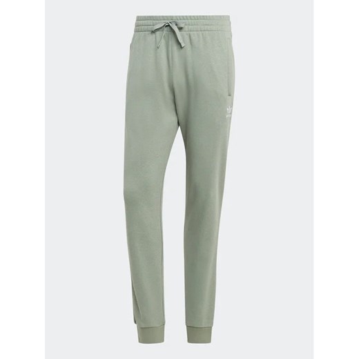 adidas Spodnie dresowe Essentials+ Made with Hemp Joggers HR2968 Zielony Slim XL wyprzedaż MODIVO