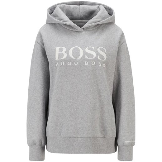 Boss Bluza C_Edelight_Active 50457385 Szary Relaxed Fit S okazja MODIVO