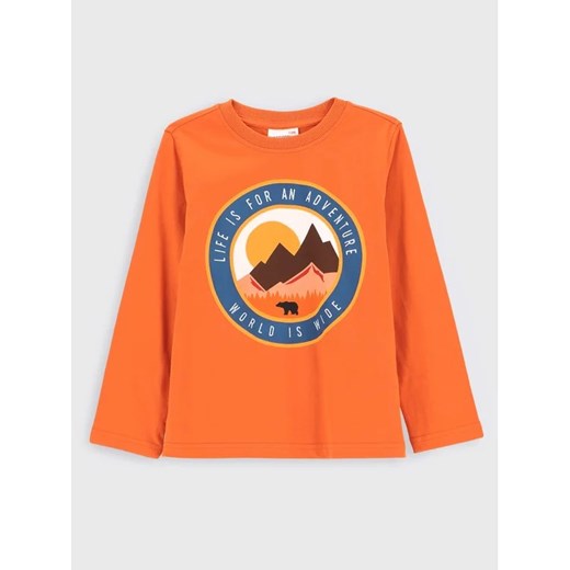 Coccodrillo Bluzka ZC2143102TRK Pomarańczowy Regular Fit ze sklepu MODIVO w kategorii T-shirty chłopięce - zdjęcie 168476755
