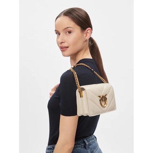 Pinko Torebka Love Click Mini AI 23-24 PLTT 100067 A136 Écru Pinko uniwersalny MODIVO