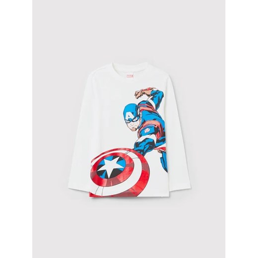 OVS Bluzka MARVEL 1435049 Biały Regular Fit ze sklepu MODIVO w kategorii T-shirty chłopięce - zdjęcie 168477479