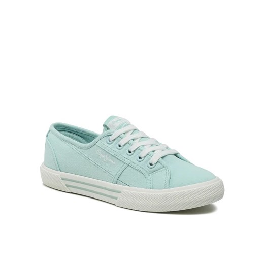 Pepe Jeans Tenisówki Brady Basic W PLS31287 Turkusowy Pepe Jeans 36 MODIVO