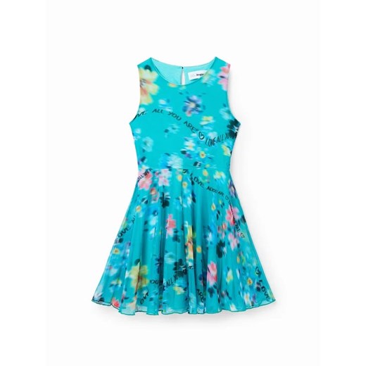 Desigual Sukienka codzienna 23SGVK21 Niebieski Regular Fit Desigual 13_14Y MODIVO