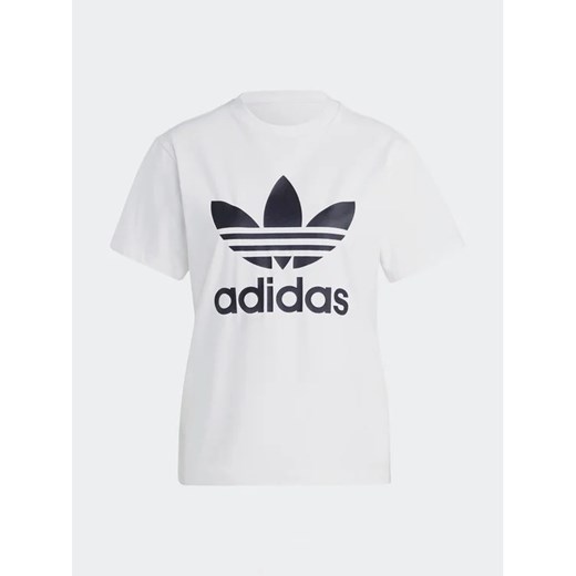 adidas T-Shirt Adicolor Classics Trefoil T-Shirt IB7420 Biały Regular Fit XS okazyjna cena MODIVO