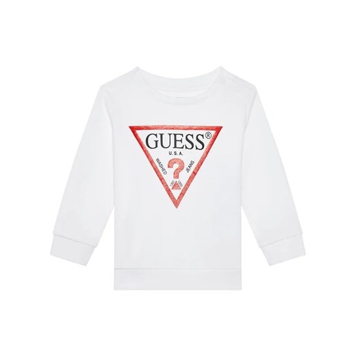 Guess Bluza L73Q09 KAUG0 Biały Regular Fit Guess 7Y MODIVO