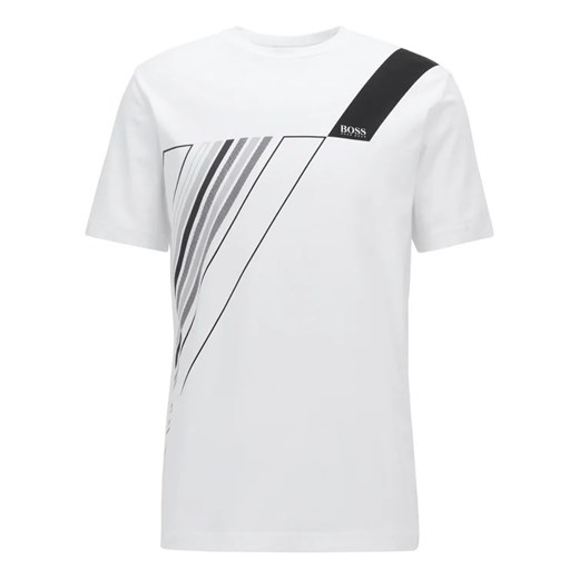 Boss T-Shirt 50436296 Biały Regular Fit M promocja MODIVO