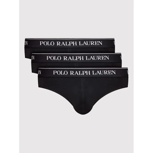 Polo Ralph Lauren Komplet 3 par slipów 714835884002 Czarny ze sklepu MODIVO w kategorii Majtki męskie - zdjęcie 168479647