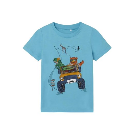 NAME IT T-Shirt 13219403 Niebieski Regular Fit ze sklepu MODIVO w kategorii Koszulki niemowlęce - zdjęcie 168480459