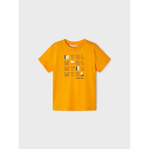 Mayoral T-Shirt 170 Pomarańczowy Regular Fit ze sklepu MODIVO w kategorii T-shirty chłopięce - zdjęcie 168481327