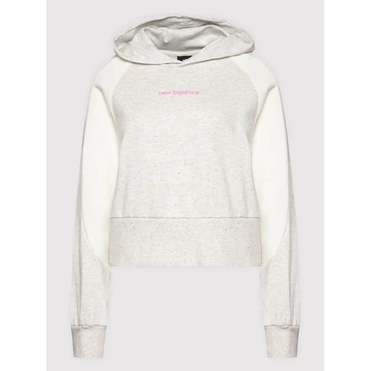 New Balance Bluza WT21524 Beżowy Relaxed Fit New Balance L MODIVO