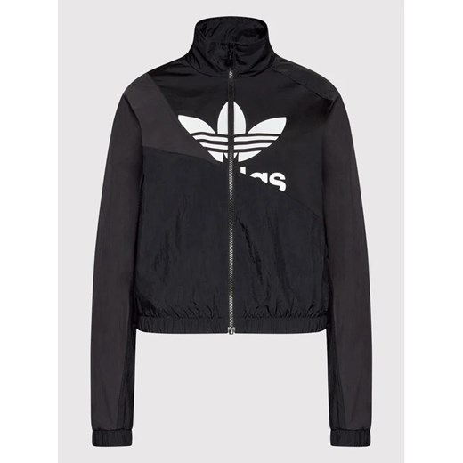 adidas Bluza adicolor Split Trefoil Track HC7056 Czarny Relaxed Fit 30 MODIVO okazja