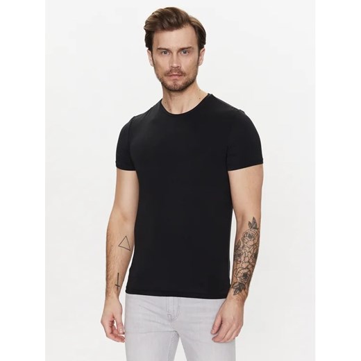 Guess T-Shirt U3RM00 KBF90 Czarny Regular Fit ze sklepu MODIVO w kategorii T-shirty męskie - zdjęcie 168482125