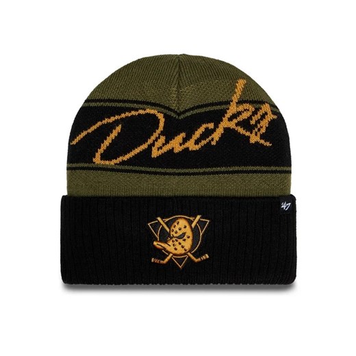 47 Brand Czapka NHL Anaheim Ducks Italic '47 H-ITALC25ACE-SW Brązowy ze sklepu MODIVO w kategorii Czapki zimowe damskie - zdjęcie 168482368