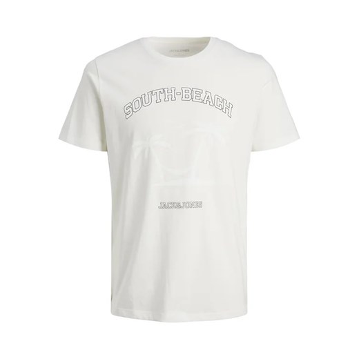 Jack&Jones T-Shirt Summer 12222921 Biały Regular Fit ze sklepu MODIVO w kategorii T-shirty męskie - zdjęcie 168482485