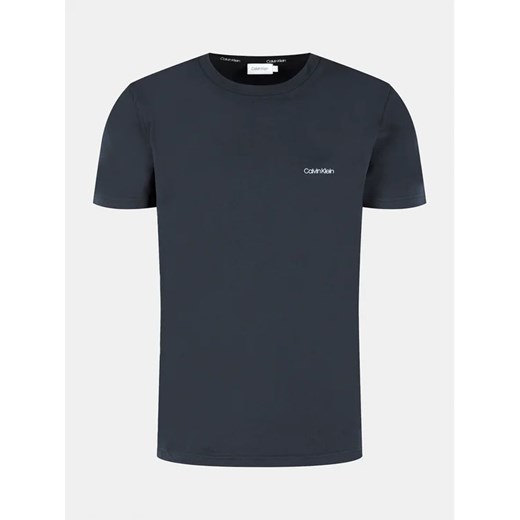 Calvin Klein T-Shirt Chest Logo K10K104062 Granatowy Regular Fit Calvin Klein XS MODIVO promocja