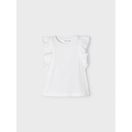 Mayoral T-Shirt 3068 Écru ze sklepu MODIVO w kategorii Bluzki dziewczęce - zdjęcie 168484325