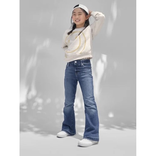 Gap Jeansy 454384-00 Niebieski Regular Fit ze sklepu MODIVO w kategorii Spodnie dziewczęce - zdjęcie 168484575