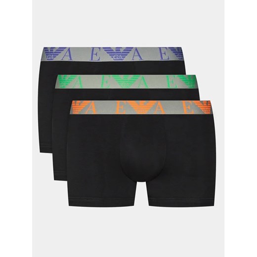 Emporio Armani Underwear Komplet 3 par bokserek 111357 4R715 29821 Czarny ze sklepu MODIVO w kategorii Majtki męskie - zdjęcie 168485135