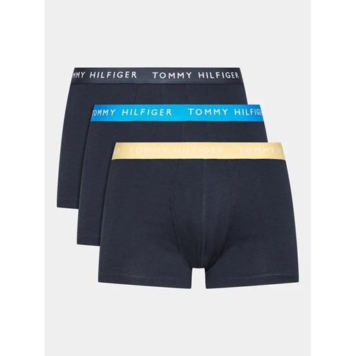 Tommy Hilfiger Komplet 3 par bokserek UM0UM02324 Granatowy Tommy Hilfiger S promocyjna cena MODIVO