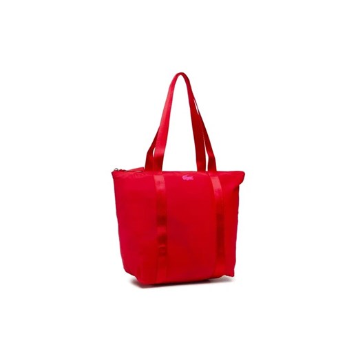 Lacoste Torebka M Shopping Bag NF3619YA Czerwony Lacoste uniwersalny promocyjna cena MODIVO