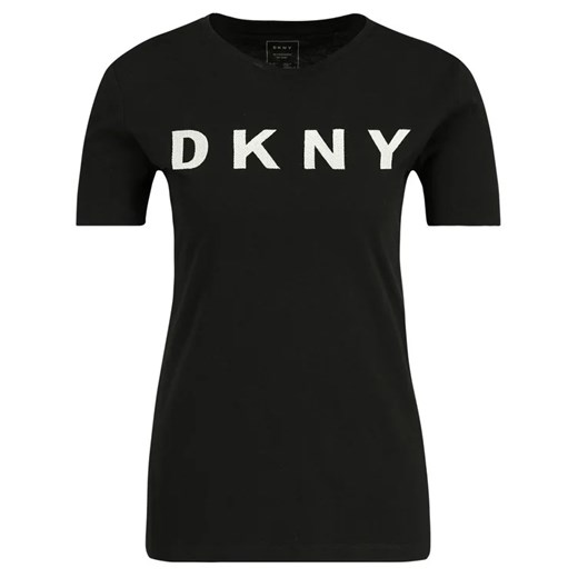 DKNY T-Shirt W3276CNA Czarny Regular Fit XS wyprzedaż MODIVO