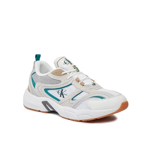 Calvin Klein Jeans Sneakersy Retro Tennis Su-Mesh YM0YM00589 Biały 41 MODIVO okazja