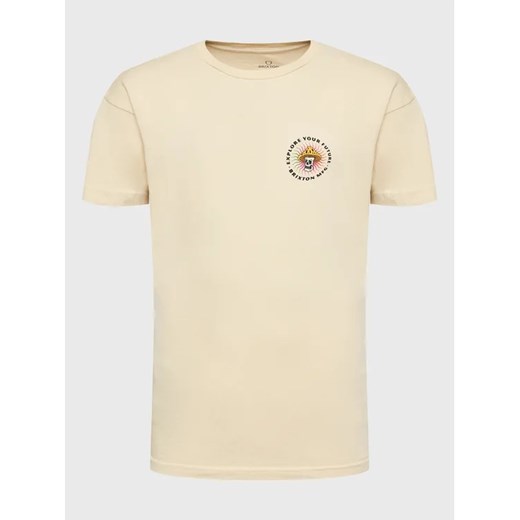 Brixton T-Shirt Future 16853 Beżowy Relaxed Fit ze sklepu MODIVO w kategorii T-shirty męskie - zdjęcie 168487359