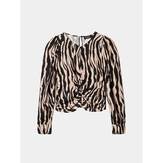 Desigual Bluzka 23WWBW35 Brązowy Regular Fit Desigual S MODIVO promocja