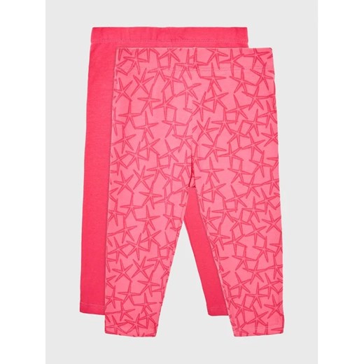 Zippy Komplet 2 par legginsów ZKGAP0401 23011 Różowy Slim Fit ze sklepu MODIVO w kategorii Spodnie dziewczęce - zdjęcie 168487536