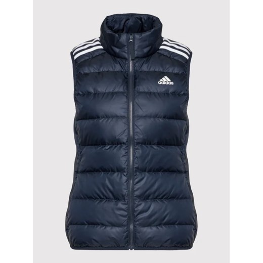 adidas Kamizelka Essentials Down Vest GT9137 Granatowy Regular Fit M wyprzedaż MODIVO