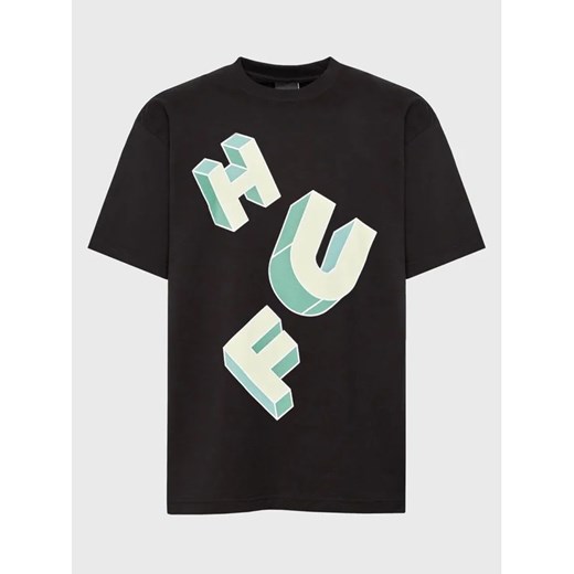 HUF T-Shirt Abecedarian TS01949 Czarny Regular Fit ze sklepu MODIVO w kategorii T-shirty męskie - zdjęcie 168488016