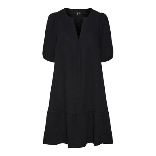 Vero Moda Sukienka codzienna Natali 10279682 Czarny Regular Fit Vero Moda XS wyprzedaż MODIVO