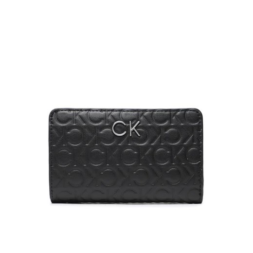 Calvin Klein Duży Portfel Damski Re Lock Bifold Wallet Emb Mono K60K610240 Calvin Klein uniwersalny MODIVO