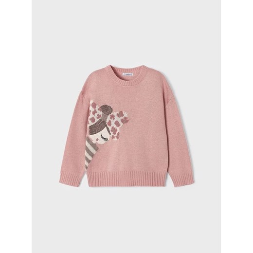 Mayoral Sweter 4.303 Różowy Regular Fit ze sklepu MODIVO w kategorii Swetry dziewczęce - zdjęcie 168488476