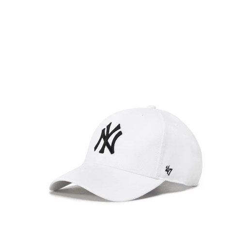 47 Brand Czapka z daszkiem Mlb New York Yankees B-MVPSP17WBP-WH Biały ze sklepu MODIVO w kategorii Czapki z daszkiem męskie - zdjęcie 168488627