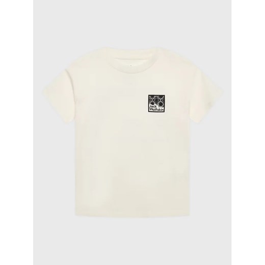 Jack Wolfskin T-Shirt Teen Exploring 1609851 Beżowy Regular Fit ze sklepu MODIVO w kategorii T-shirty chłopięce - zdjęcie 168489056