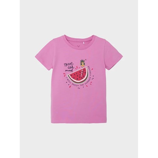 NAME IT T-Shirt 13213885 Różowy Relaxed Fit ze sklepu MODIVO w kategorii Bluzki dziewczęce - zdjęcie 168489227