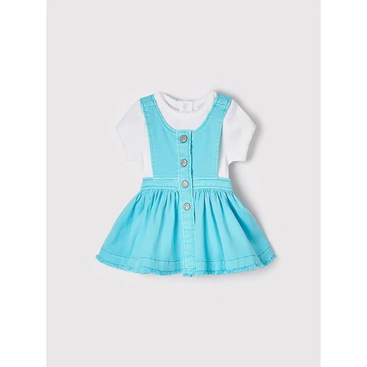 Mayoral Komplet t-shirt i sukienka codzienna 1687 Niebieski Regular Fit ze sklepu MODIVO w kategorii Komplety niemowlęce - zdjęcie 168489518