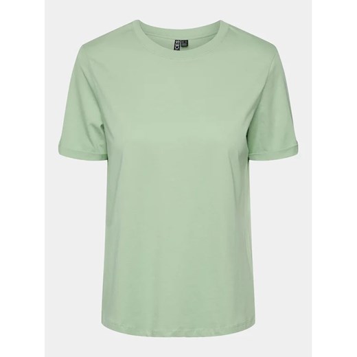 Pieces T-Shirt Ria 17086970 Zielony Regular Fit Pieces XS MODIVO