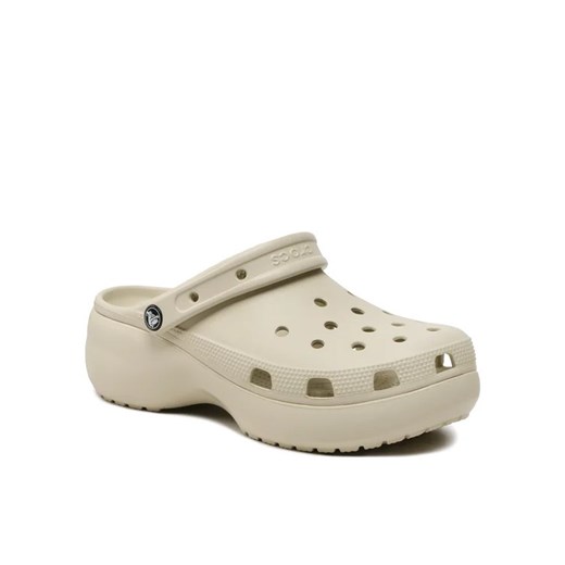 Crocs Klapki Classic Platform Clog W 206750 Beżowy Crocs 42_43 MODIVO okazyjna cena