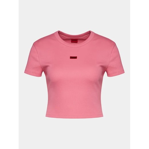 Hugo T-Shirt Deluisa_1 50508636 Różowy Slim Fit S MODIVO