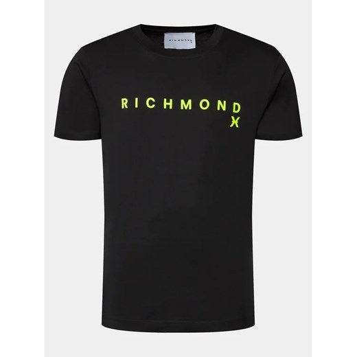 Richmond X T-Shirt Aaron UMP24004TS Czarny Regular Fit ze sklepu MODIVO w kategorii T-shirty męskie - zdjęcie 168491197