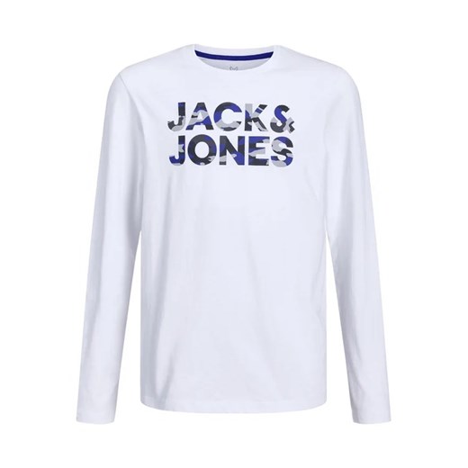 Jack&Jones Junior Bluzka 12245920 Biały Loose Fit ze sklepu MODIVO w kategorii T-shirty chłopięce - zdjęcie 168491589
