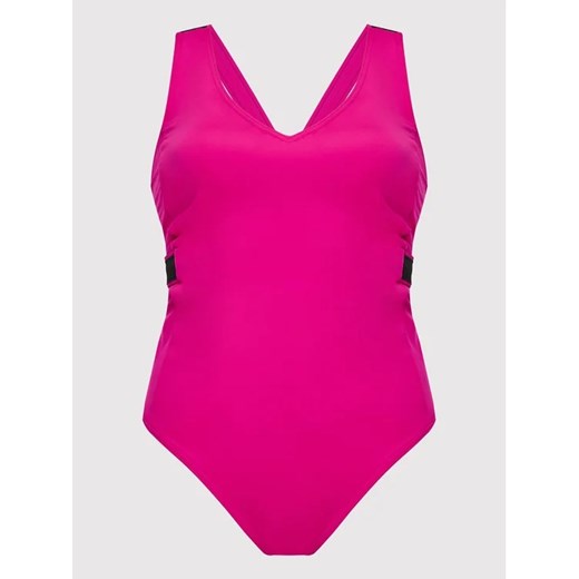Calvin Klein Swimwear Strój kąpielowy Plunge KW0KW01667 Różowy XL MODIVO
