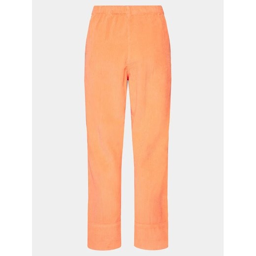 American Vintage Spodnie materiałowe Padow PADO137E24 Pomarańczowy Relaxed Fit ze sklepu MODIVO w kategorii Spodnie damskie - zdjęcie 168491795