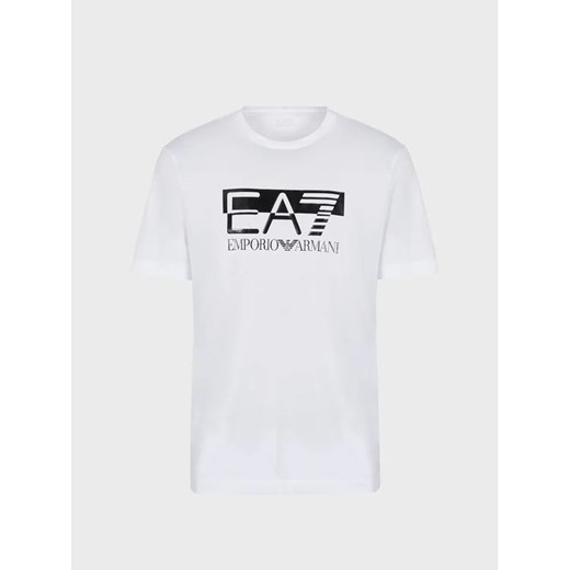 EA7 Emporio Armani T-Shirt 6RPT81 PJM9Z 0100 Biały Regular Fit L MODIVO