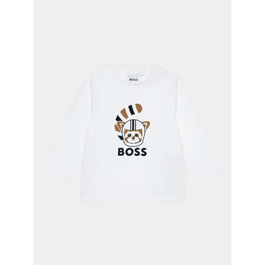 Boss Bluzka J95363 Biały Regular Fit ze sklepu MODIVO w kategorii Kaftaniki i bluzki - zdjęcie 168492838